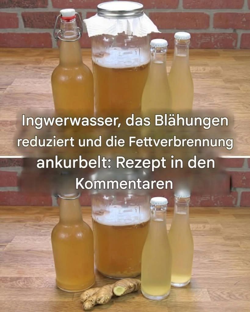 Wie man Ingwerwasser zubereitet, um Bauchfett zu verbrennen