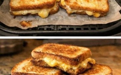 Käsetoast aus der Heißluftfritteuse – mein kleines Alltagsglück mit nur drei Zutaten