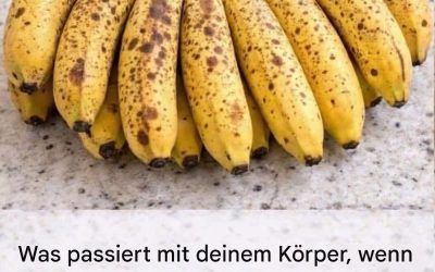 Wer abends Bananen isst, steigert seinen…