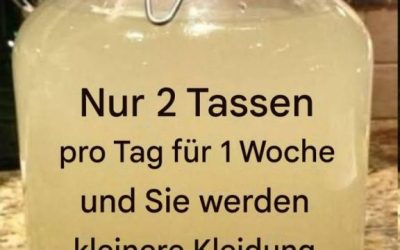 Ein gesundes Getränk zur Unterstützung beim Abnehmen — kombiniert mit den richtigen Gewohnheiten