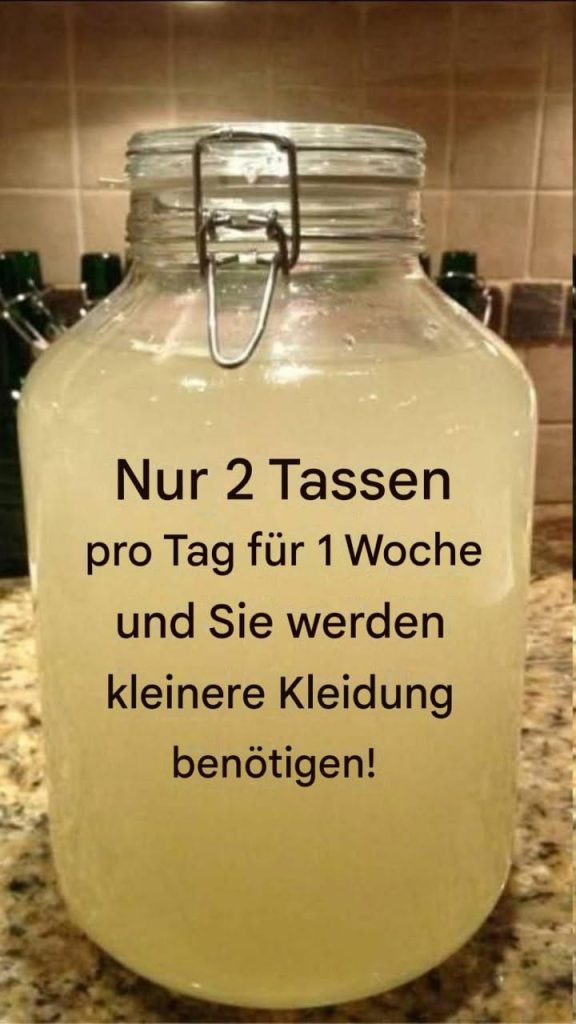 Ein gesundes Getränk zur Unterstützung beim Abnehmen — kombiniert mit den richtigen Gewohnheiten