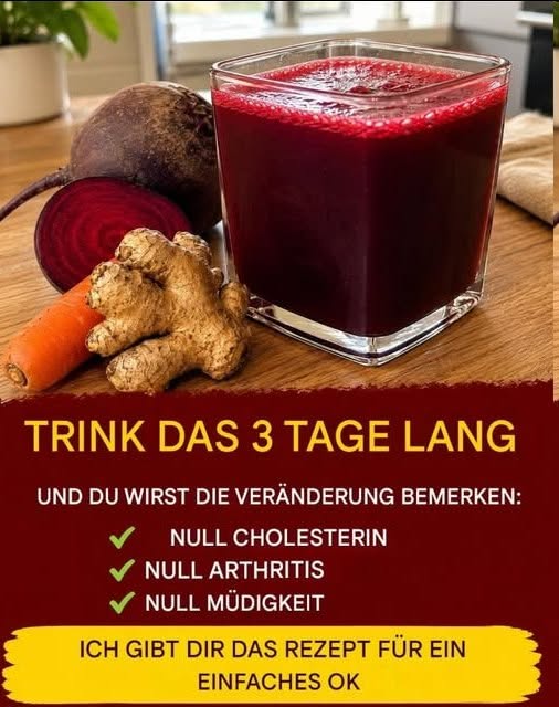 Köstlicher Rote-Bete- und Zitronensaft reinigt den Darm und fördert die Gewichtsabnahme