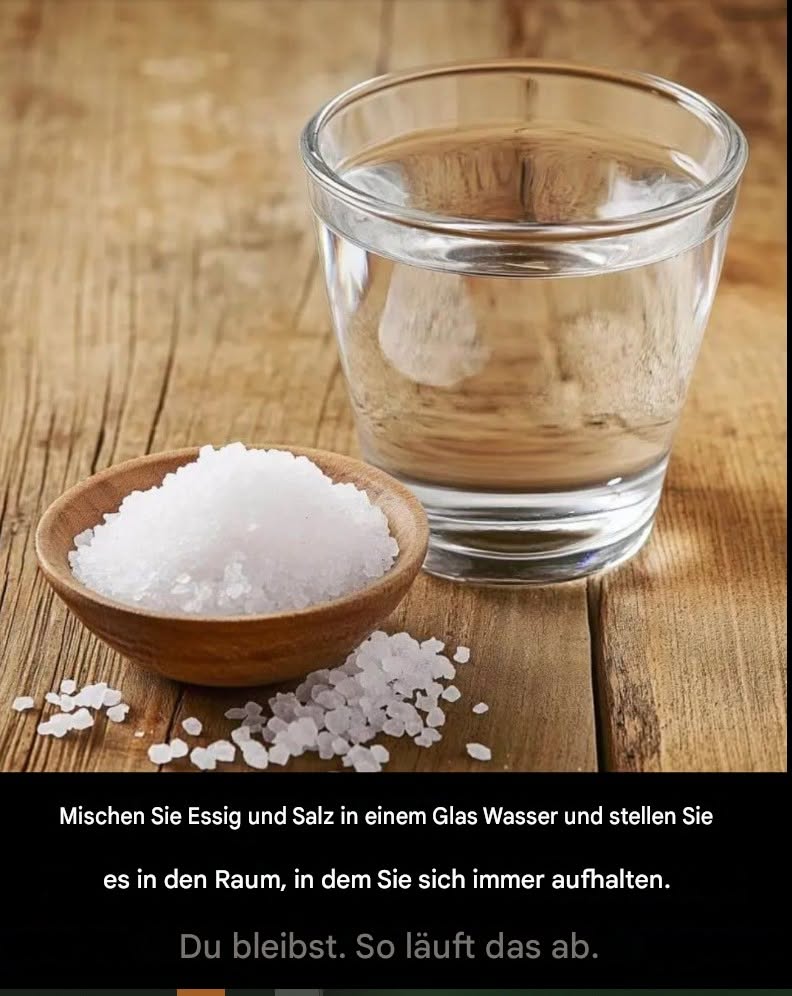 Eine Mischung aus Essig, Salz und Wasser – Funktion und Anwendungen