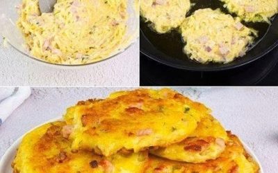 Kartoffelfrikadellen gefüllt mit Käse