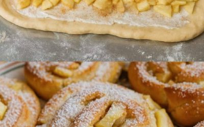 Superschnelle Apfelschnecken mit 4 Äpfeln so lecker, dass ich sie gleich zweimal die Woche backe