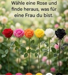 Wähle eine Rose und finde heraus, welcher Frauentyp du bist.
