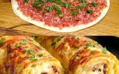 Schmeckt besser als ein Hamburger: Tortilla mit Hackfleisch
