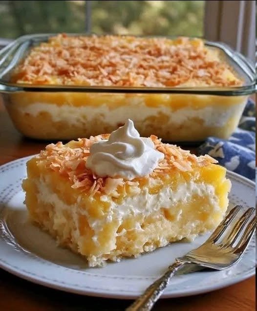 Ananas-Kokos-Traumkuchen