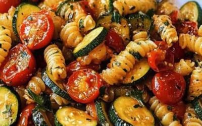 Tomaten-Zucchini-Pasta – Mega einfach & super lecker!