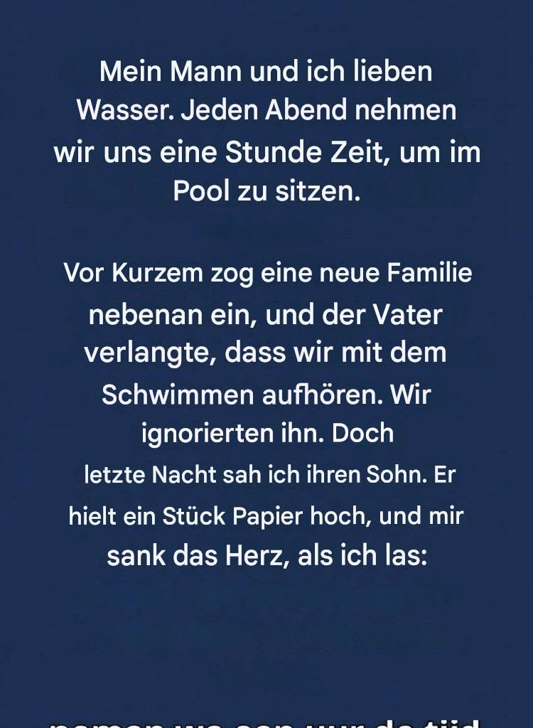 Wie eine Pool-Routine zusammengestellt wird – eine Lektion zum Thema Verständnis.