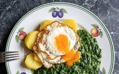 Cremiger Rahmspinat mit Kartoffeln & Spiegelei Deluxe
