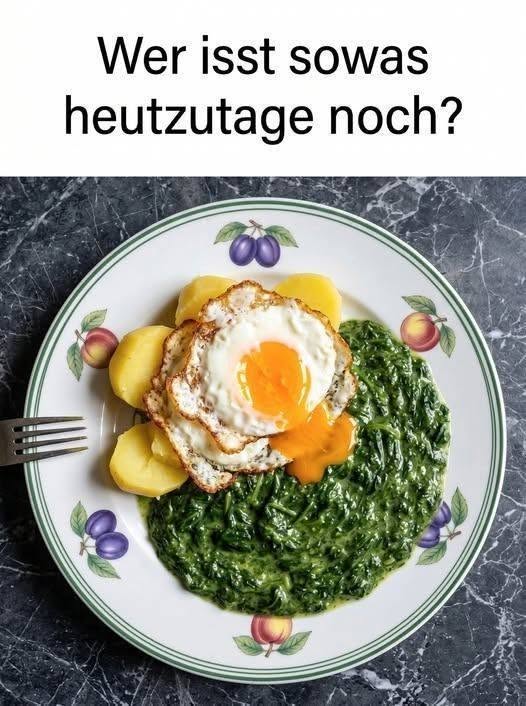 Cremiger Rahmspinat mit Kartoffeln & Spiegelei Deluxe