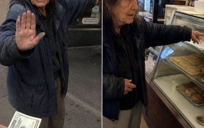 Mein Mann nannte es einen Betrug, als eine Fremde uns um eine Zimtschnecke für 4 Dollar bat – wir folgten ihr und weinten letztendlich