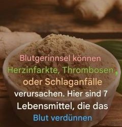 7 starke blutverdünnende Lebensmittel, die Sie kennen sollten
