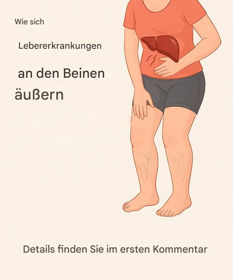Ihre Beine schreien um Hilfe: 5 Warnzeichen Ihrer Leber