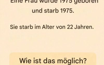 Ein Rätsel, das Ihr Gehirn auf die Probe stellt