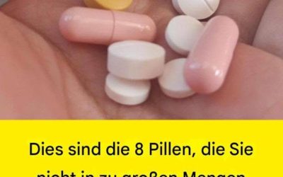 Acht Tabletten, die man nicht einnehmen sollte, da sie die Nieren schädigen.