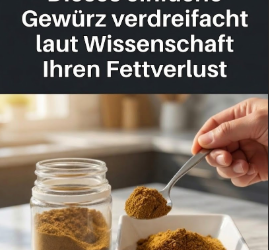 Studie zur Gewichtsabnahme: Dreifacher Fettabbau mit einem Teelöffel dieses Gewürzes täglich