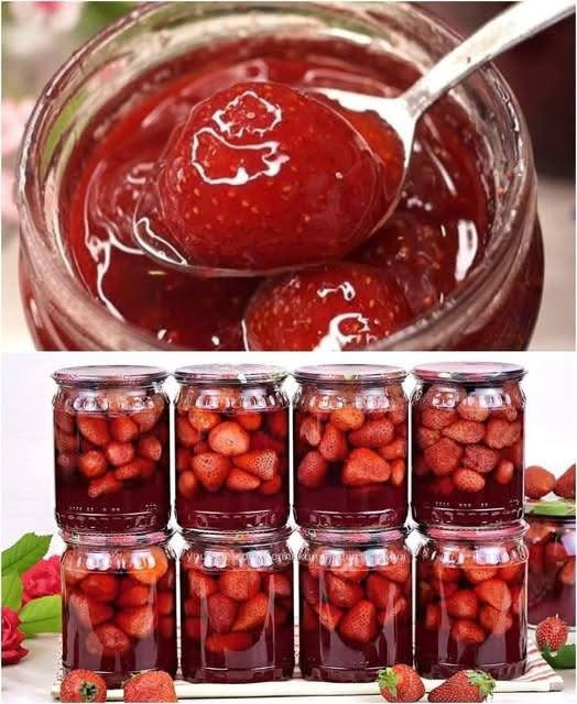 Ich koche Erdbeermarmelade nur nach diesem Rezept; ich suche keine anderen – Geschmack und Aroma der Erdbeeren bleiben erhalten. Und ohne Verdickungsmittel ist sie schön dickflüssig.