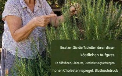 Ersetzen Sie Ihre Tabletten durch diesen köstlichen Aufguss. Er hilft Ihnen, Diabetes, Durchblutungsstörungen, hohen