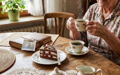 Kaffee und Kuchen: Warum dieses süße Ritual uns im Alter so guttut!