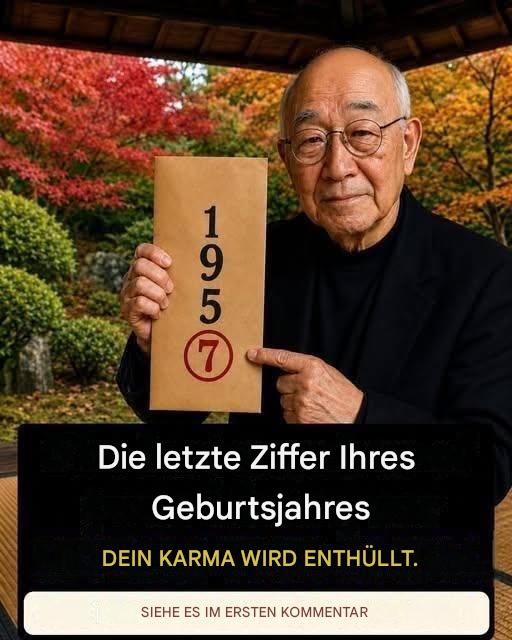 Schau dir die letzte Ziffer deines Geburtsjahres an und entdecke dein verborgenes Karma… mehr anzeigen