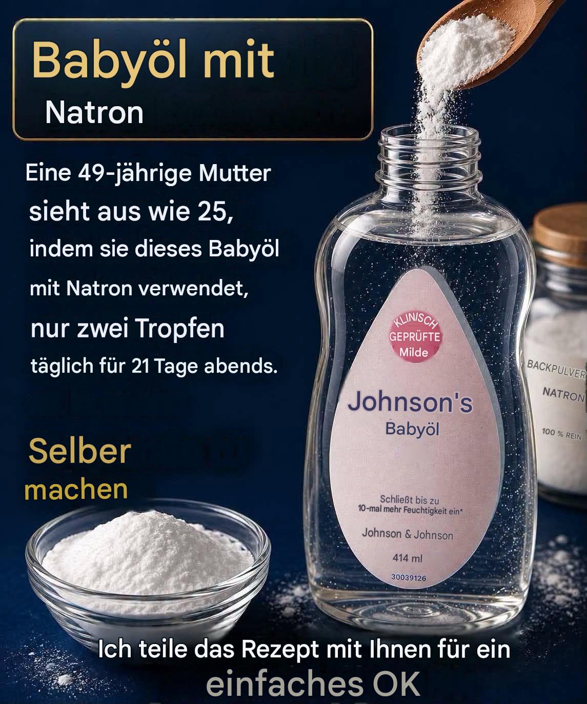 Babyöl mit dieser Natronmischung: