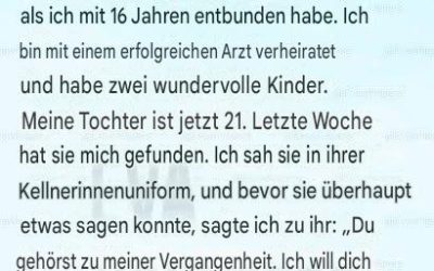 Ich habe meine Tochter im Stich gelassen… Sie kam zurück, als wir sie am meisten brauchten.