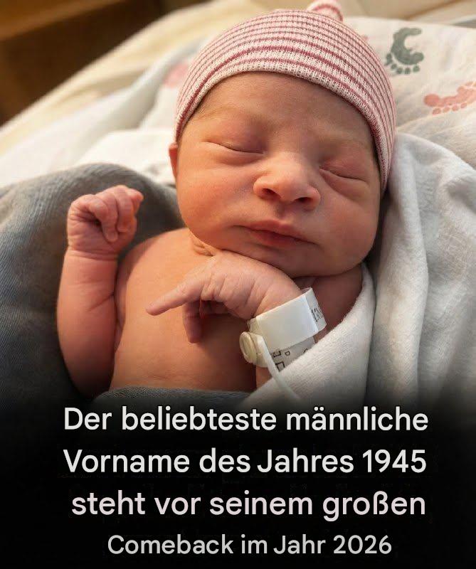 Der zeitlose Name feiert 2026 ein umwerfendes Comeback – Eltern entscheiden sich erneut dafür.