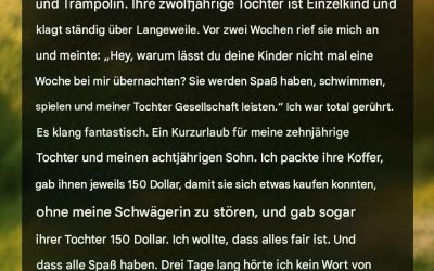 Meine Schwägerin hatte meine Kinder über die Feiertage zu sich nach Hause eingeladen – als ich unerwartet dort ankam, war ich zutiefst enttäuscht.