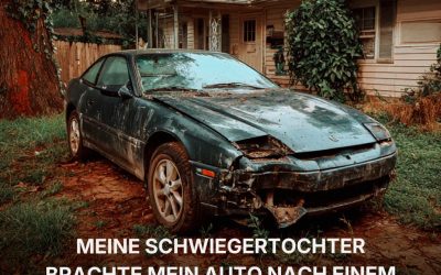 Meine Schwiegertochter gab mein Auto nach einer Fahrt zu ihrem Freund als Totalschaden zurück – sie weigerte sich, für den Schaden zu bezahlen, also erteilte ich ihr eine Lektion