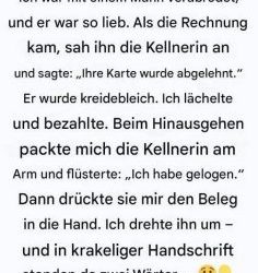 Ein unvergessliches Datum: Wie eine einfache Geste der Freundlichkeit alles veränderte