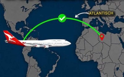 Warum finden viele Flüge über den Atlantik nachts und nicht tagsüber statt?…Mehr anzeigen