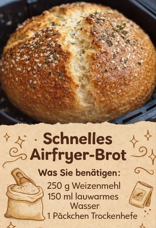Schnelles Airfryer Brot