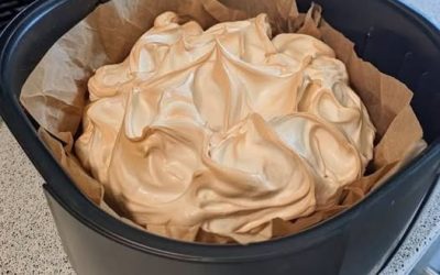 Pavlova aus der Heißluftfritteuse