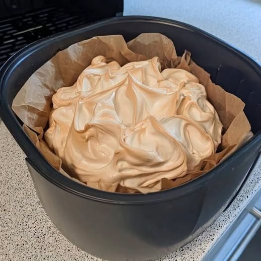Pavlova aus der Heißluftfritteuse