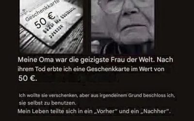 bis ich die Wahrheit hinter ihrer Geschenkkarte erfuhr.