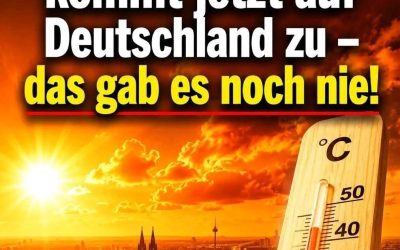 Eine massive Hitzewelle rollt an