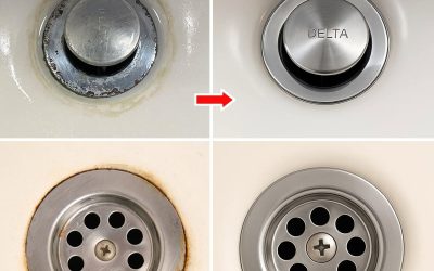 Wie man den dunklen Rand um die Wasserhähne entfernt