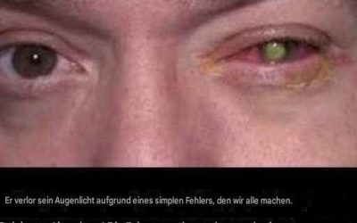 Er erblindete aufgrund desselben Fehlers, den wir alle nachts begehen! (Vollständiger Artikel)