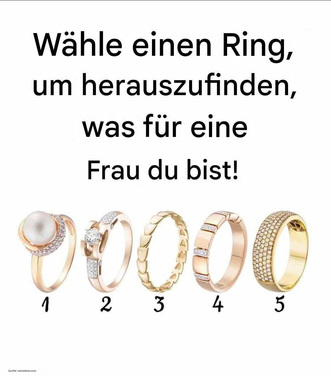 Welcher Ring fällt Ihnen ins Auge?