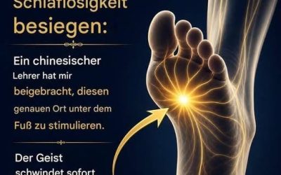 Gut schlafen mit chinesischen Methoden – Methode Nr. 3: Akupressur zur Vereinigung von Wasser und Feuer