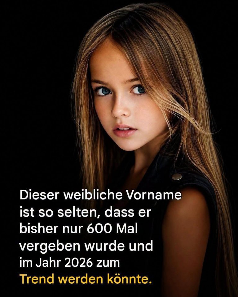 Nur 600 Mädchen tragen diesen Namen… Mehr anzeigen Mehr dazu im ersten Kommentar