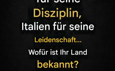 Die schönsten Länder der Welt… deins findest du im ersten Kommentar.