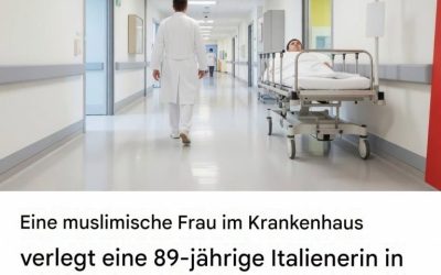 Muslimische Frau verlegt 89-jährige Italienerin aus dem Krankenhaus: „Ich will nicht… Mehr…“
