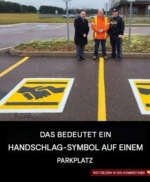 Auf einigen Parkplätzen ist ein neues Symbol aufgetaucht! Siehe Kommentare