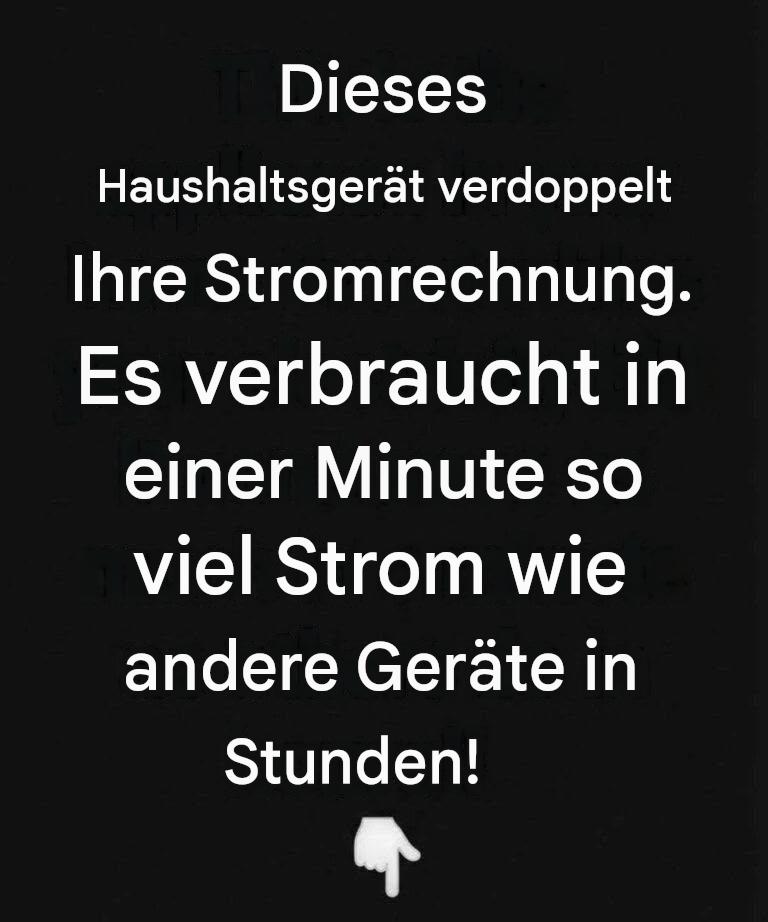 Das eine Haushaltsgerät, das Ihre Stromrechnung unbemerkt in die Höhe treibt
