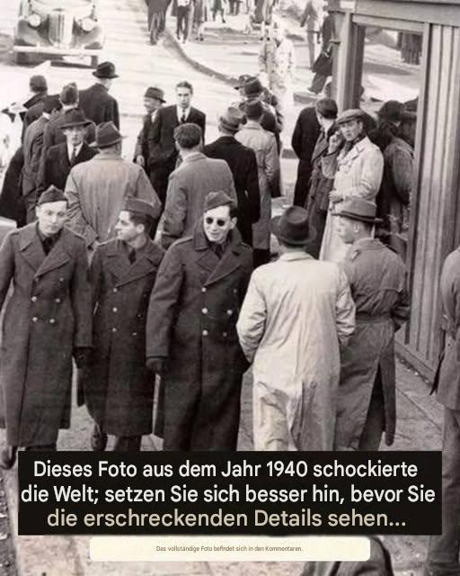 Das Detail auf dem Foto von 1940, das bis heute alle verblüfft.