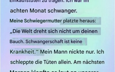 Ein unerwartetes Gespräch in meiner Familie veränderte die Wahrnehmung meiner Schwangerschaft durch alle