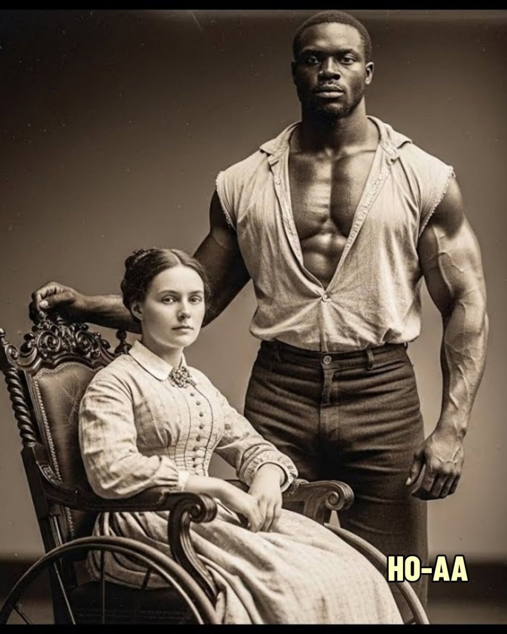 Da sie als ungeeignet für die Ehe galt, gab ihr Vater sie 1856 der stärksten Sklavin, Virginia.